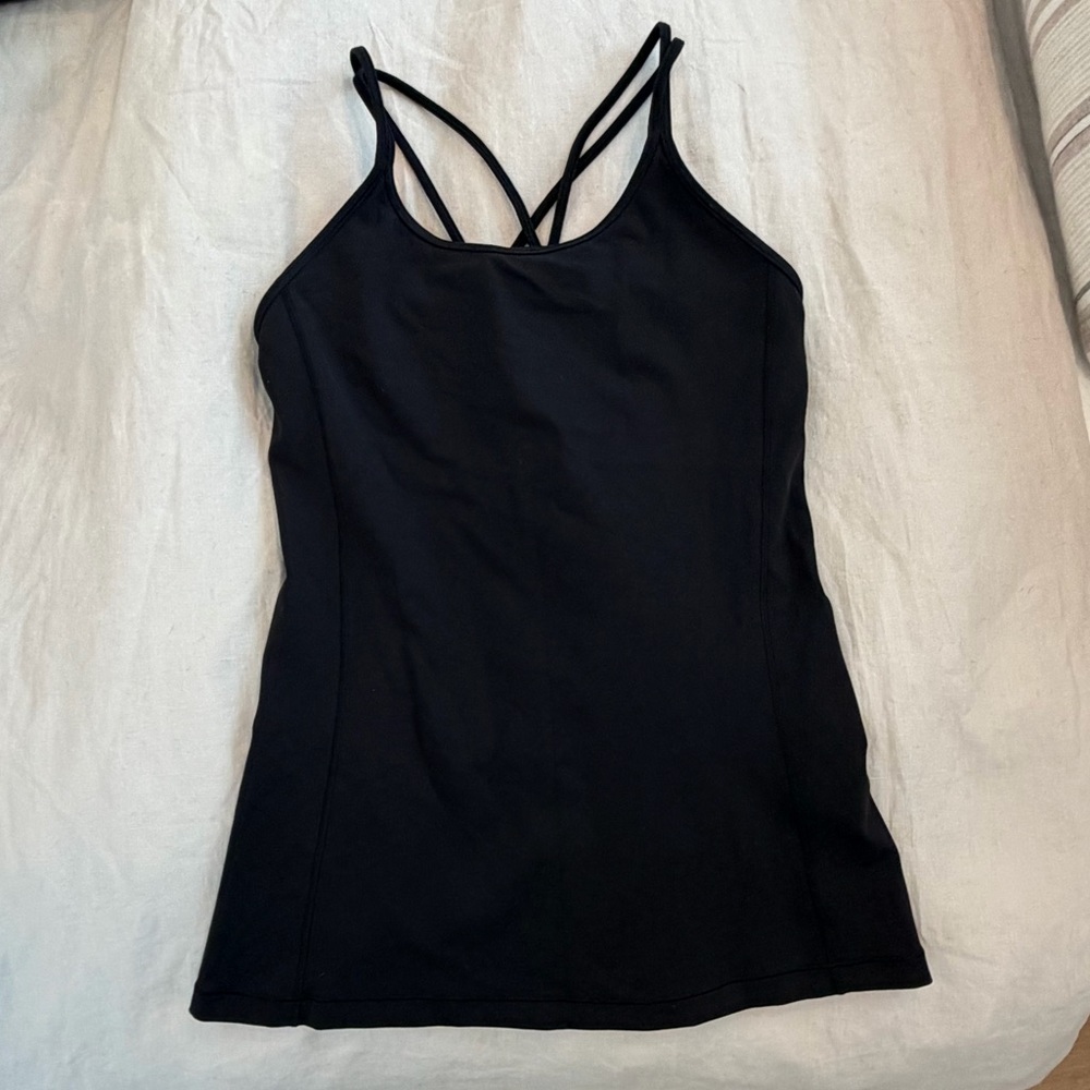 Lululemon Women's Black Strappy Top